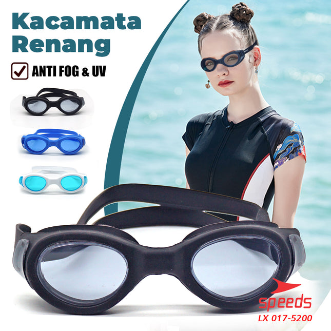 SPEEDS Kacamata renang anak Dewasa Remaja ANTI FOG & UV PROTECTION 017-5200