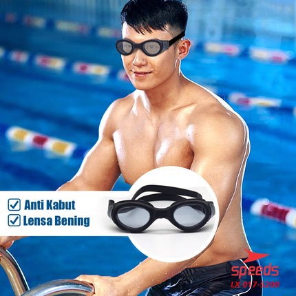 SPEEDS Kacamata renang anak Dewasa Remaja ANTI FOG & UV PROTECTION 017-5200