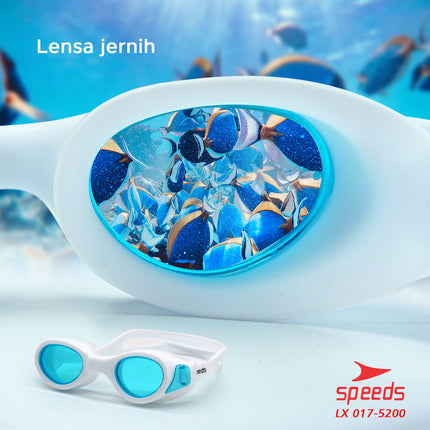 SPEEDS Kacamata renang anak Dewasa Remaja ANTI FOG & UV PROTECTION 017-5200