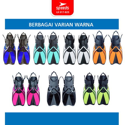 SPEEDS Fin Kaki Katak Diving Fins Snorkeling Equipment Peralatan Menyelam 017-625