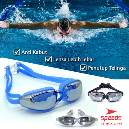 SPEEDS Kacamata renang Miror ANTI FOG & UV PROTECTION 017-7000