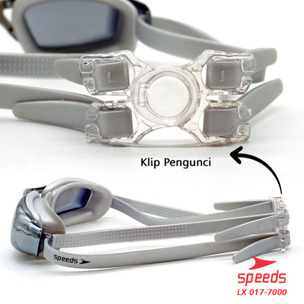 SPEEDS Kacamata renang Miror ANTI FOG & UV PROTECTION 017-7000