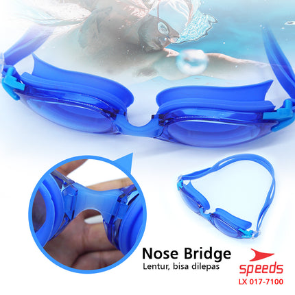 SPEEDS Kacamata Renang Dewesa Swimming Goggles Anti Fog & UV Shield 017-7100