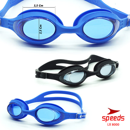 SPEEDS Kacamata Renang Kacamata Renang Dewasa Satu Set Swiming Googles Simple 017-8000
