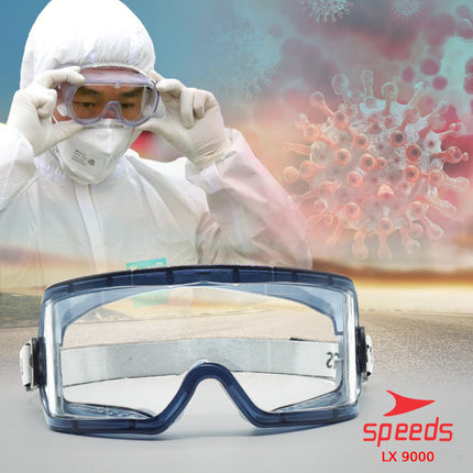SPEEDS Kacamata Anti Virus / Kacamata Safety Glass / Kacamata APD LX 017-9000