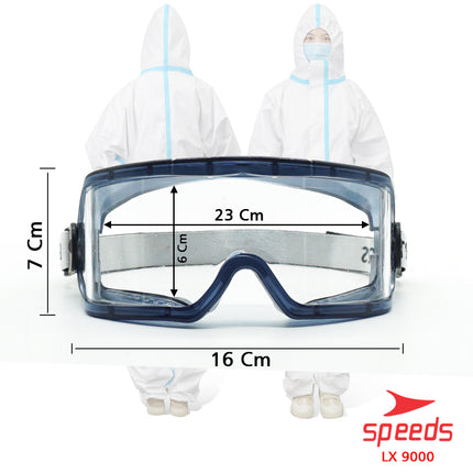 SPEEDS Kacamata Anti Virus / Kacamata Safety Glass / Kacamata APD LX 017-9000