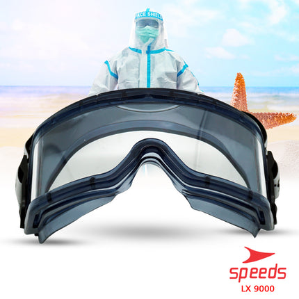 SPEEDS Kacamata Anti Virus / Kacamata Safety Glass / Kacamata APD LX 017-9000
