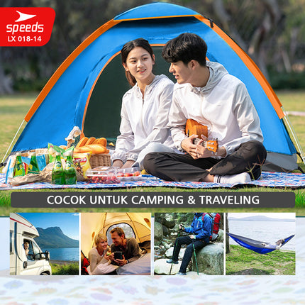 SPEEDS Tenda Camping Muat 4-5 Orang 018-14