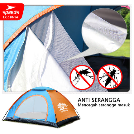 SPEEDS Tenda Camping Muat 4-5 Orang 018-14