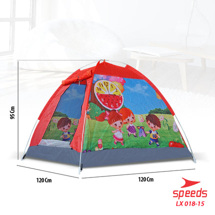 SPEEDS Tenda Anak Karakter Kartun Camping Outdoor Otomatis Anti Air LX 018-15