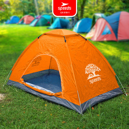 SPEEDS Tenda Camping Biru Kapasitas 2 Orang Tenda Otomatis Outdoor & Indoor Tenda Gunung 018-1