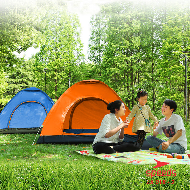 SPEEDS Tenda Camping Otomatis Muat 4 Orang 018-2