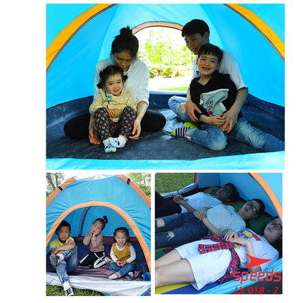 SPEEDS Tenda Camping Buka Otomatis Tenda Lipat portable Kapasitas 4 Orang Impor 018-2