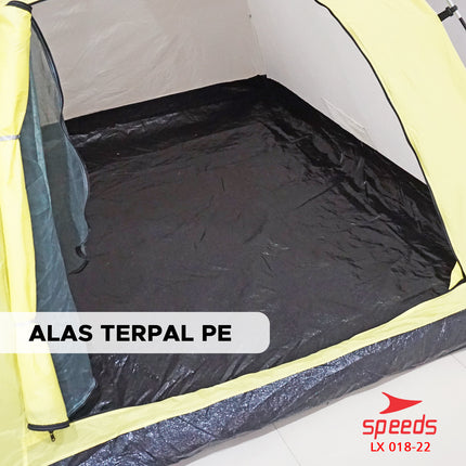 SPEEDS-Tenda Camping 6 Orang Tenda Kamping Tent Tenda Gunung 2 Layer 018-22