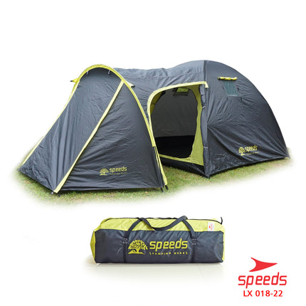 SPEEDS-Tenda Camping 6 Orang Tenda Kamping Tent Tenda Gunung 2 Layer 018-22