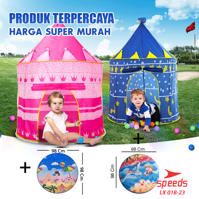 SPEEDS Tenda Bermain Anak Model Castle 018-23