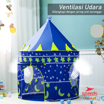 SPEEDS Tenda Anak Bermain Model Castle Kids Camping Indoor Outdoor Anak 018-23