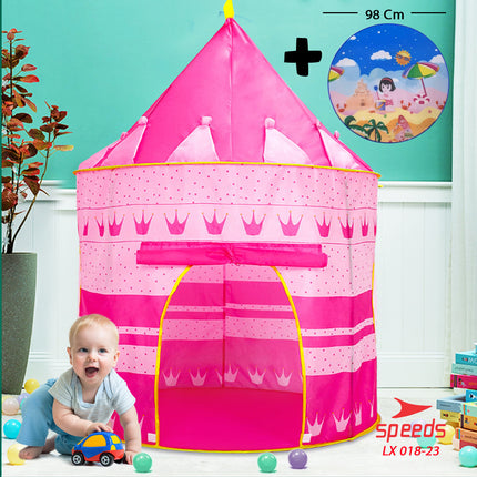 SPEEDS Tenda Anak Bermain Model Castle Kids Camping Indoor Outdoor Anak 018-23