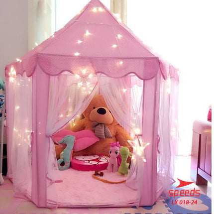 SPEEDS Tenda Anak Princess Model Rumah Tenda Mainan Anak Indoor Outdoor Portable LX 018-24