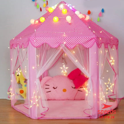 SPEEDS Tenda Anak Princess Model Rumah Tenda Mainan Anak Indoor Outdoor Portable LX 018-24