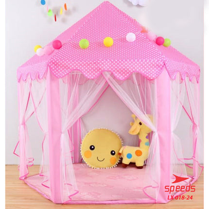 SPEEDS Tenda Anak Princess Model Rumah Tenda Mainan Anak Indoor Outdoor Portable LX 018-24