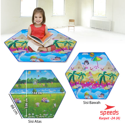 SPEEDS Tenda Anak Princess Model Rumah Tenda Mainan Anak Indoor Outdoor Portable LX 018-24