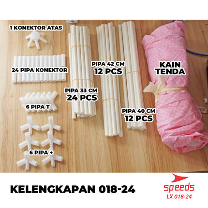 SPEEDS Tenda Anak Princess Model Rumah Tenda Mainan Anak Indoor Outdoor Portable LX 018-24