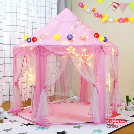 SPEEDS Tenda Anak Princess Model Rumah Tenda Mainan Anak Indoor Outdoor Portable LX 018-24