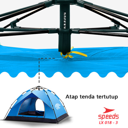 SPEEDS Tenda Camping Tenda Kemah Speeds 2 Orang Lipat Portable Tipe Pyramid Import Original 018-3