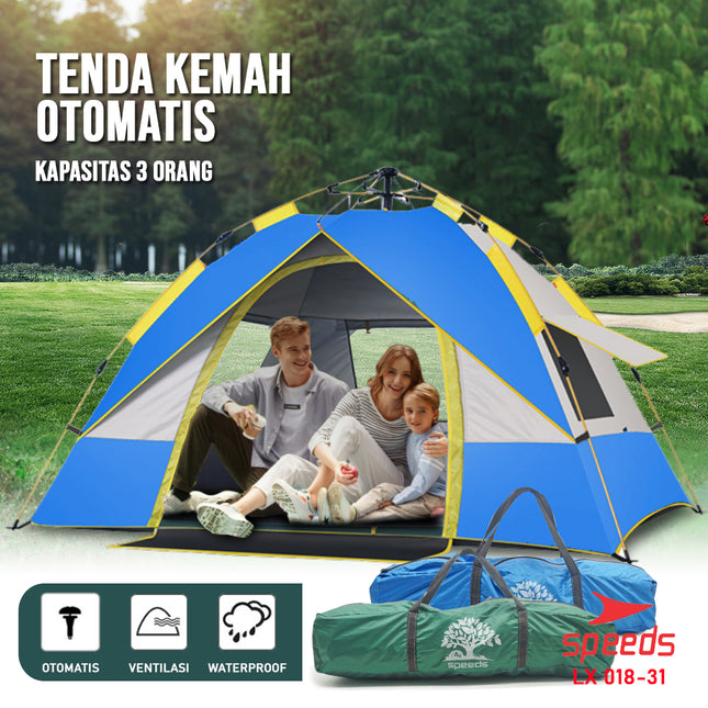 SPEEDS Tenda Camping Lipat Untuk 1-2 Orang 018-31
