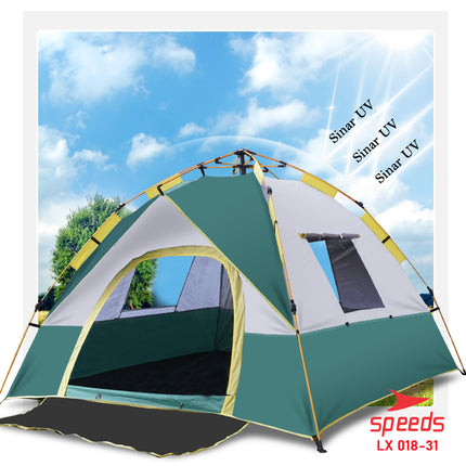SPEEDS Tenda Camping Lipat Untuk 1-2 Orang Tenda Gunung Tenda Manual Portable Anti Air 018-31