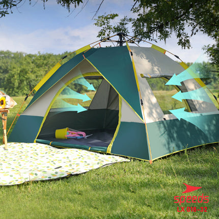 SPEEDS Tenda Camping Lipat Untuk 3-4 Orang Tenda Gunung Tenda Manual Portable Waterproof 018-32
