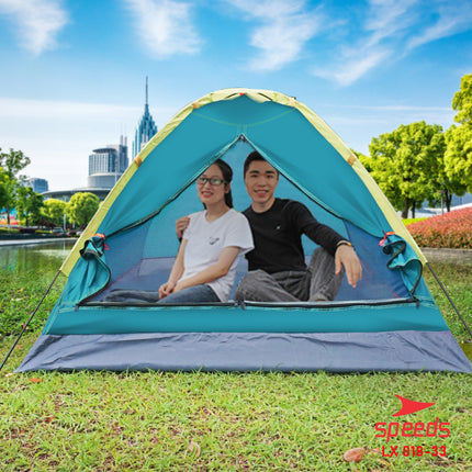 SPEEDS Tenda Camping Manual Untuk 2-3 Orang Tenda Gunung Portable Waterproof 018-33