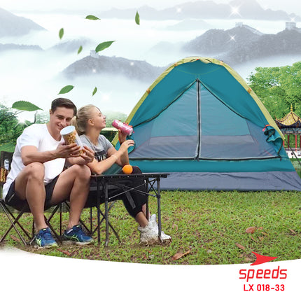 SPEEDS Tenda Camping Manual Untuk 2-3 Orang Tenda Gunung Portable Waterproof 018-33