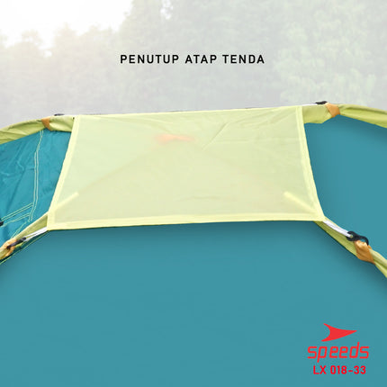 SPEEDS Tenda Camping Manual Untuk 2-3 Orang Tenda Gunung Portable Waterproof 018-33