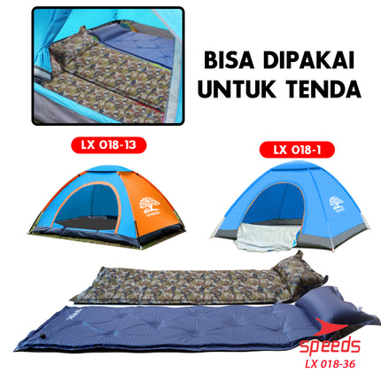 SPEEDS Matras Angin Kasur Angin Kasur Tidur Angin Sleeping Pad Portable Outdoor Waterproof 018-36