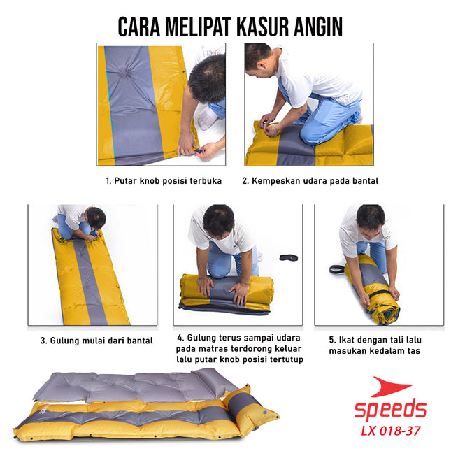 SPEEDS Matras Angin Sleeping Pad 018-37