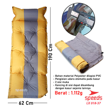 SPEEDS Matras Angin Kasur Angin Kasur Tidur Angin Sleeping Pad Portable Outdoor Waterproof 018-37