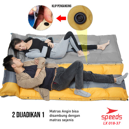 SPEEDS Matras Angin Kasur Angin Kasur Tidur Angin Sleeping Pad Portable Outdoor Waterproof 018-37
