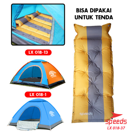 SPEEDS Matras Angin Kasur Angin Kasur Tidur Angin Sleeping Pad Portable Outdoor Waterproof 018-37