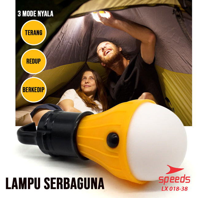 SPEEDS Lampu LED Bohlam Emergency 3 Mode Nyala 018-38