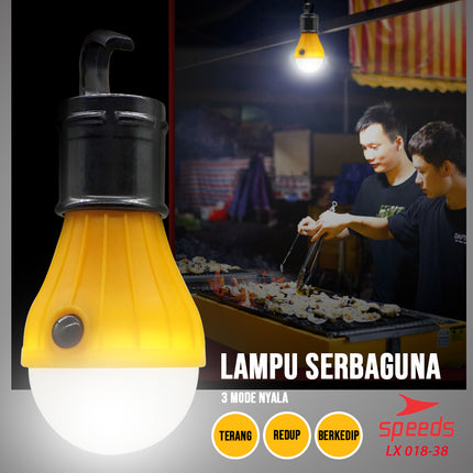 SPEEDS Lampu LED Lampu Emergency Bohlam Multifungsi Lampu Gantung 018-38