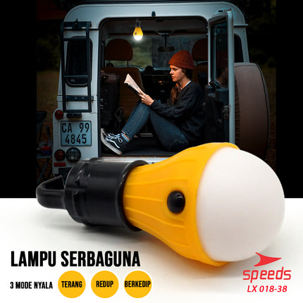 SPEEDS Lampu LED Lampu Emergency Bohlam Multifungsi Lampu Gantung 018-38