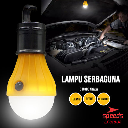 SPEEDS Lampu LED Lampu Emergency Bohlam Multifungsi Lampu Gantung 018-38