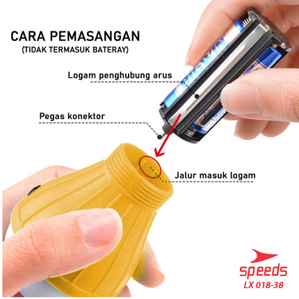 SPEEDS Lampu LED Lampu Emergency Bohlam Multifungsi Lampu Gantung 018-38