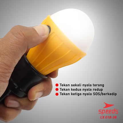 SPEEDS Lampu LED Lampu Emergency Bohlam Multifungsi Lampu Gantung 018-38