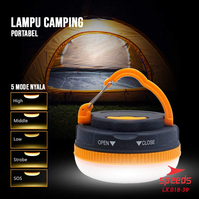 SPEEDS Lampu LED Emergency 5 Mode Nyala 018-39