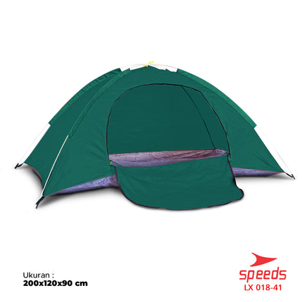 SPEEDS Tenda Camping Otomatis Kapasitas 1-2 Orang Tenda Gunung Indoor dan Outdoor 018-41