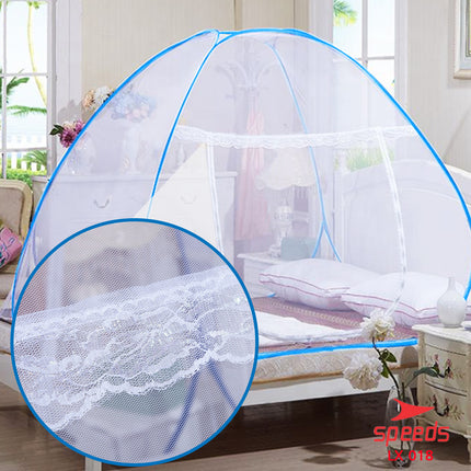 SPEEDS Kelambu Lipat Kelambu Bayi Dewasa Kelambu Tidur Anti Nyamuk Ukuran 1,8x2M 018-42