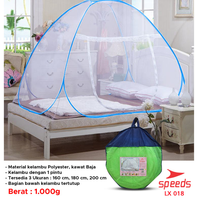 SPEEDS Kelambu Lipat Ukuran 1,8x2M 018-42